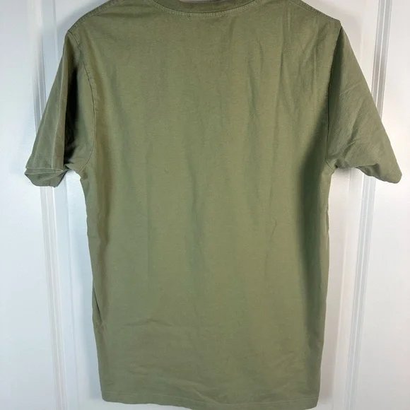All Saints Olive Unisex Short Sleeve Tee - Picture 8 of 8